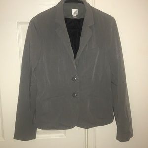 Women's long sleeve grey blazer